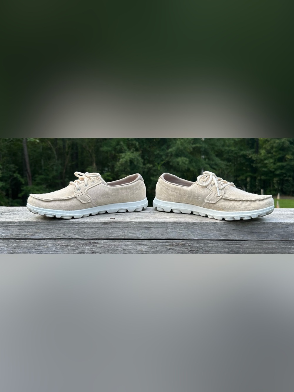 Skechers Women's Lace-Up Casual Sneakers in Cream - Picture 4 of 13
